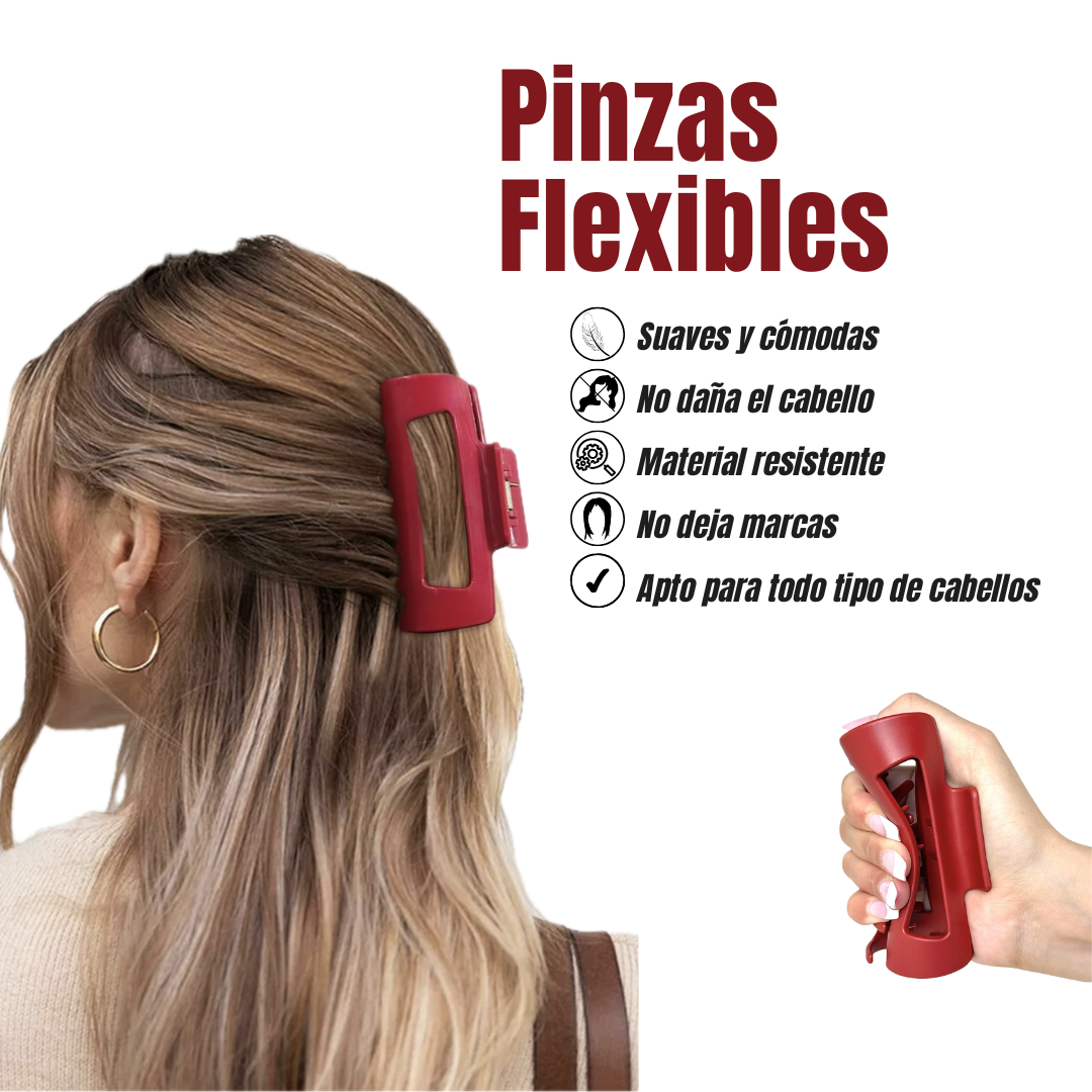 Pinzas de Cabello Flexibles